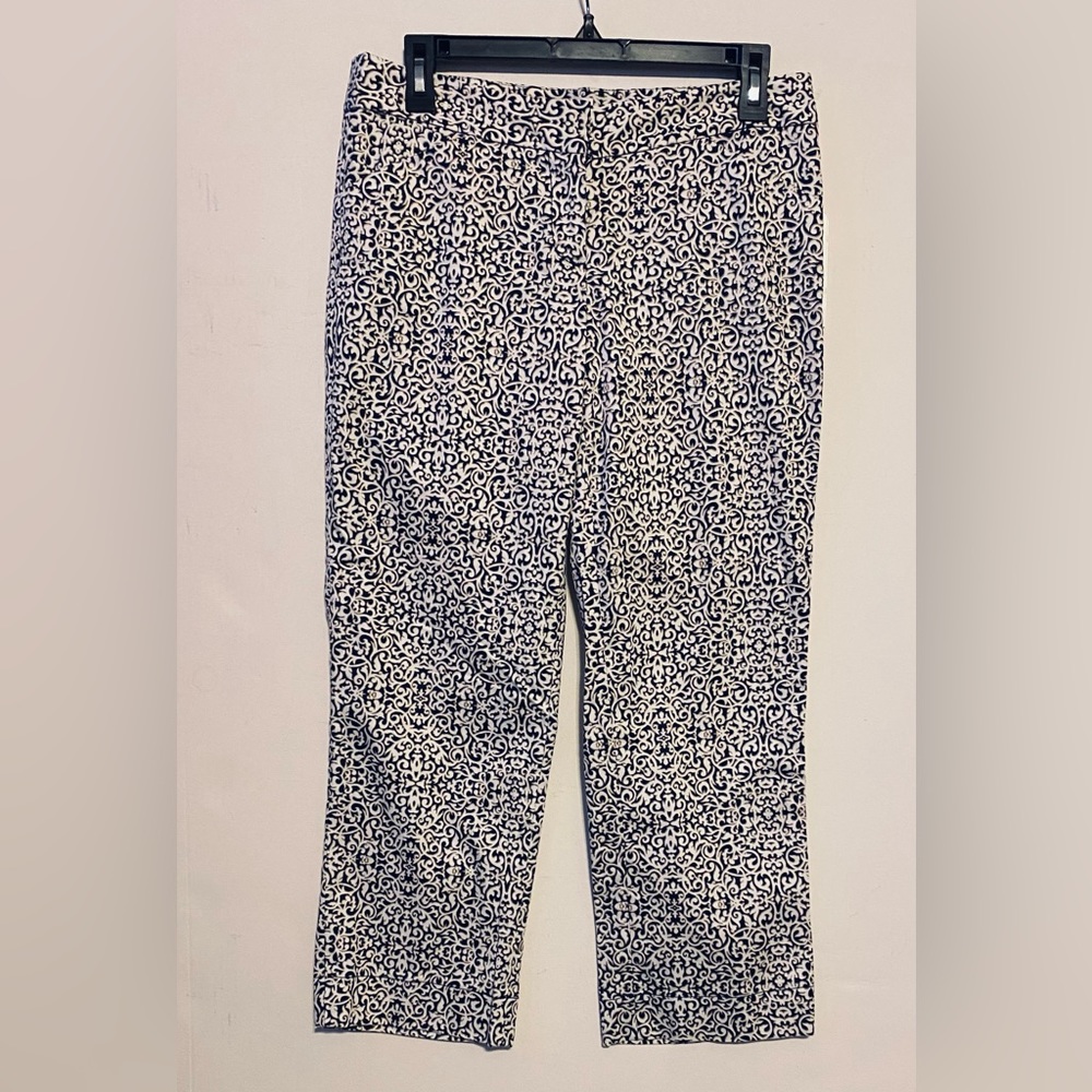 NWT Laundry by Shelli Segal Crop Pants SZ 4